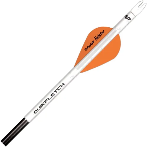 Miniatura 9 de New Archery Products Quikfletch Twister 2" 3-Paletas estabilizadoras para mayor precisión de flechas de arco compuesto y pernos de ballesta – 6