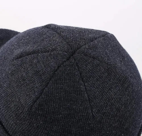 Miniatura 3 de Home Prefer - Gorro de invierno para hombre con visera, cálida y doble punto.
