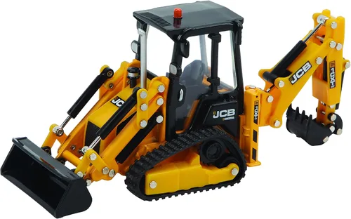 Britains JCB Farm Tomy Toys, retroexcavadora de orugas, camión JCB 1CXT 132, juguete coleccionable, juguetes de granja a escala 132, adecuados para