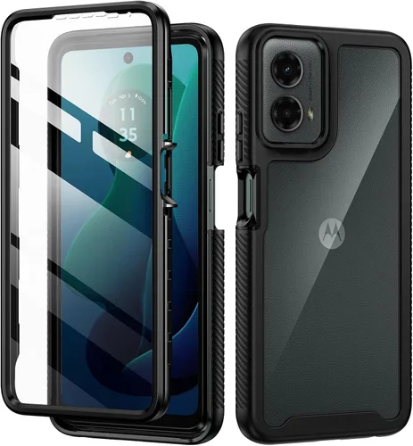 Miniatura 8 de seacosmo Funda diseñada para Motorola Moto G 5G (2023)/Power 5G (2023), con protector de pantalla integrado, protección de cuerpo completo a prueba