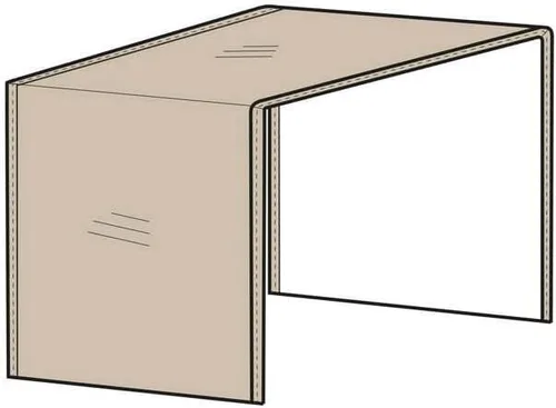 Miniatura 14 de Fundas protectoras modulares con secciones traseras redondeadas, de un solo tamaño, grises, Gris