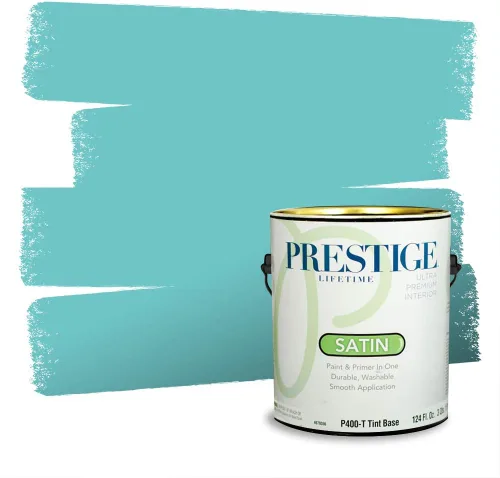 Miniatura 1560 de Pintura Exterior + imprimación PRESTIGE, todo-en-uno, 1 galón, acabado mate, color comparable al Valspar* Royal Gray* VS151-Gris real