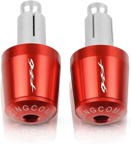 Miniatura 15 de Motorcycle Handlebar Grips End Handle Bar Cap Ends Plug for Yamaha FZ6 FAZER FAZER600 FZ6S FZ6N FZ6S2 FZ6R S2 SJ6S FZ600 FZ-6 (Color : Black-Red)