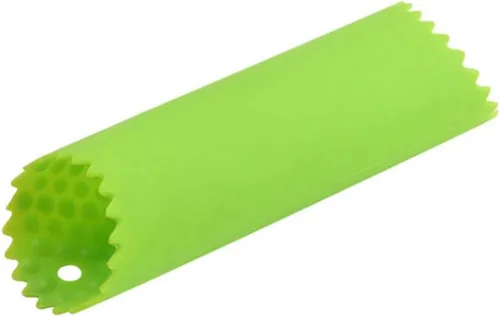 Miniatura 5 de Rodillos de tubo pelador de ajo de silicona, removedor de piel, rodillo de ajo para herramientas útiles de cocina (azul, verde)