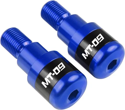 Manillar de motocicleta para manillar de motocicleta, pesos antivibración, enchufe plateado para MT-09 MT09 MT FZ FJ 09 FJ09 Tracker 2014 2015 2016