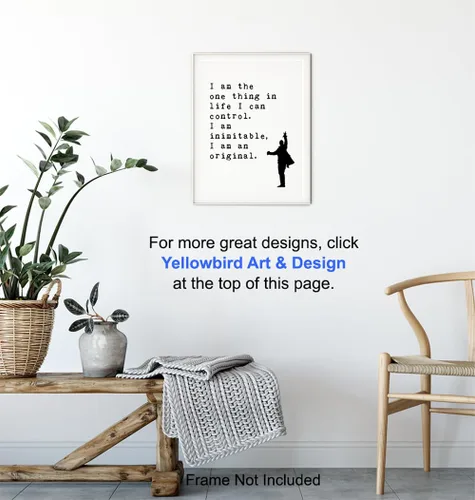 Miniatura 6 de Póster – Decoración artística de pared con cita inspiradora – Impresión motivacional para decoración del hogar para oficina, sala de estar, guarida