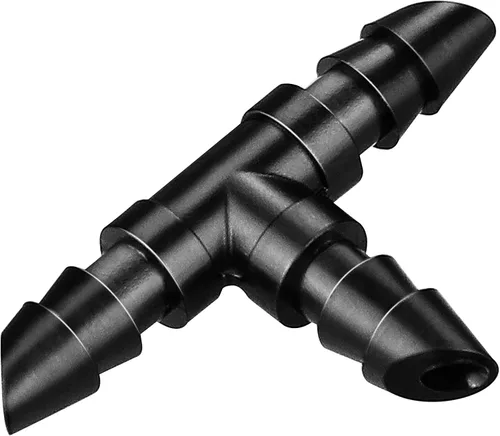 Miniatura 8 de Paquete de 60 codos de púas para riego por goteo 90, conector de púas para tubería de goteo de 1/4 pulgadas o sistema de riego
