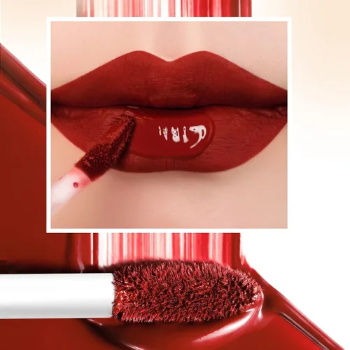 Miniatura 4 de Juego de 12 lápices labiales mate de maquillaje, desnudos clásicos y rojos atrevidos, taza antiadherente, no se decolora, lápiz labial líquido