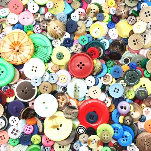 Miniatura 21 de 1600 botones negros de varios tamaños para manualidades, surtido de botones de manualidades mixtos a granel