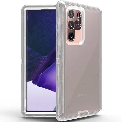 Miniatura 9 de Funda protectora 3 en 1 para Samsung Galaxy S22 Ultra, probada contra caídas militares, funda protectora resistente a prueba de golpes para Galaxy