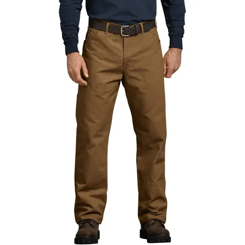 Miniatura 17 de Dickies Jeans de carpintero para hombre, ajuste relajado, pierna recta, Negro, 30 x 30