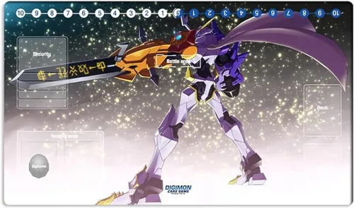 Nuevo DTCG Duel Playmat Digimon Diaboromon Juego de Cartas Coleccionables TCG CCG Alfombrilla + Bolsa Gratis (ZD002-05-SM)