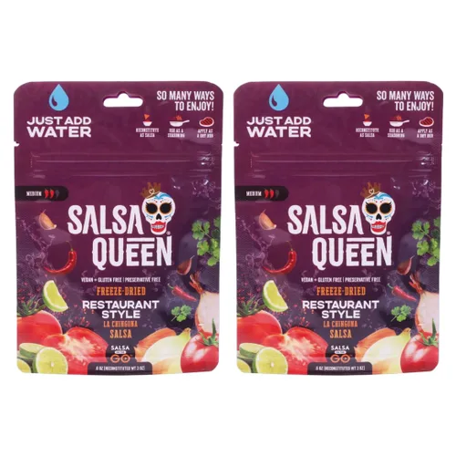 Miniatura 17 de Salsa Queen Salsa gourmet de chile rojo liofilizado Ingredientes frescos Vida útil de más de 3 años No necesita refrigeración Vegana