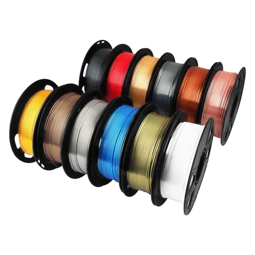 Miniatura 15 de MIKA3D Paquete de 6 carretes de filamento bicolor para impresora 3D de 1.75mm, filamento de seda PLA para impresión 3D, 6 carretes – seda