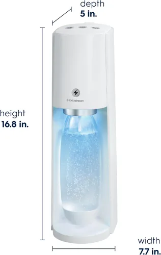 Miniatura 10 de SodaStream E-TERRA - Paquete para hacer agua con gas (blanco), con CO2, botellas de carbonatación y sabores bubly Drops