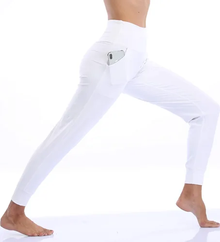 Miniatura 128 de Oalka - Pantalones deportivos para mujer, con cintura alta y bolsillos, para hacer deporte, yoga y entrenar