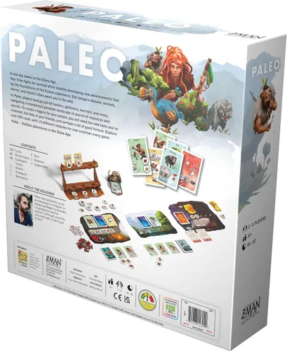 Miniatura 3 de Asmodee Juego de mesa Paleo: una aventura paleolítica cooperativa para entusiastas de la estrategia, diversión familiar cooperativa para niños