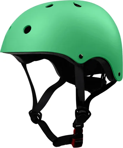 Miniatura 12 de Casco de bicicleta para niños pequeños, 2 tamaños ajustables, para niños y niñas, multideporte, ajustable, para scooter, bicicleta, monopatín