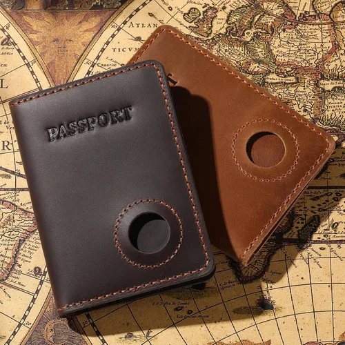 Miniatura 6 de Soporte para pasaporte, Marrón oscuro, Classic