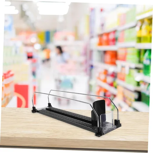 Miniatura 7 de Angoily Propulsor de bebidas para tienda de conveniencia, empujador de bebidas, organizador de latas de soda autoempujable para refrigerador