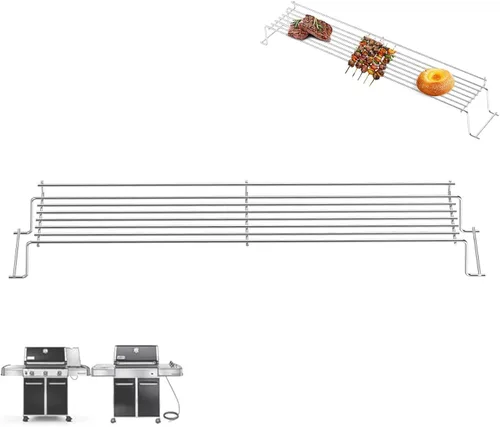 65054 Rejilla de calentamiento para Weber Genesis 300 SER E310 E330 S330 EP330 ESP310 ESP320 Estante superior para Webber Genesis Accesorios Estante