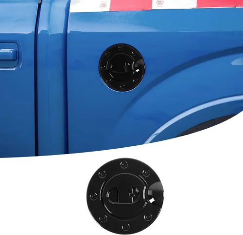 para F150 Tapa de combustible Tapa de llenado de combustible Tapa del tanque para Ford F150 2004 2005 2006 2007 2008 Accesorios exteriores negros