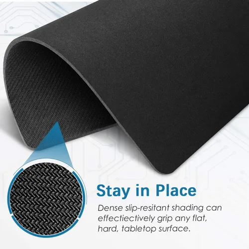 Miniatura 4 de Alfombrilla para mouse de 8.0 x 7.5 x 0.12 pulgadas, base de goma antideslizante con textura de alta calidad, alfombrilla para mouse para oficina