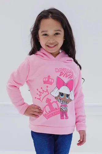 Miniatura 2 de L.O.L. Surprise! Queen Bee Diva Girls Fleece Pullover Hoodie Little Kid to Big Kid