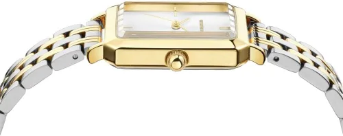 Miniatura 2 de Roberto Marino RM1982 Reloj de Lujo para Mujer Rectangular en Oro Movimiento de Cuarzo Japonés, Diseño Vintage de Acero Inoxidable, Esfera