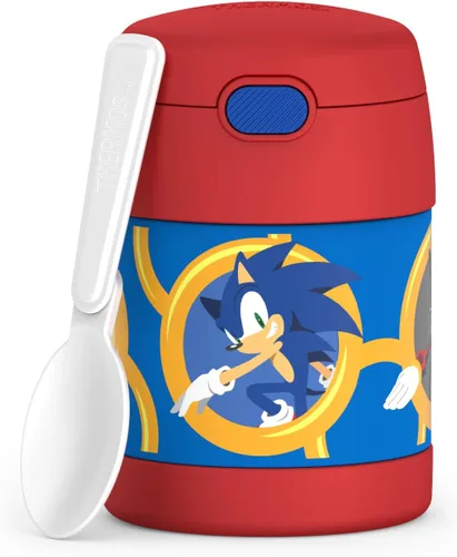Miniatura 12 de THERMOS FUNTAINER - Tarro de alimentos aislado de 10 onzas, tarro de comida para niños con cuchara plegable, Spider-Man