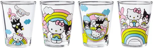 Miniatura 6 de Silver Buffalo Sanrio Hello Kitty and Friends Rainbow With Badtz-Maru, My Melody, Cinnamoroll, Kuromi, Little Twin Stars, Pochacco, Keroppi, Tuxedo