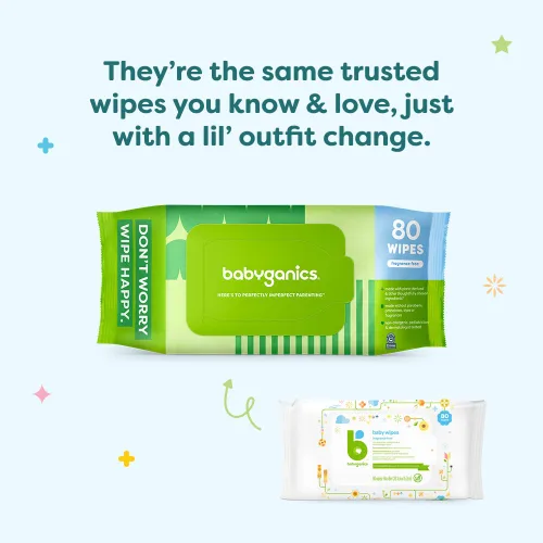 Miniatura 3 de Toallitas Babyganics húmedas para bebé, sin perfume, el envase puede variar