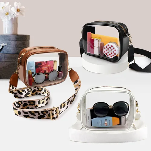 Miniatura 4 de COROMAY - Bolso transparente para mujer, apta para estadios