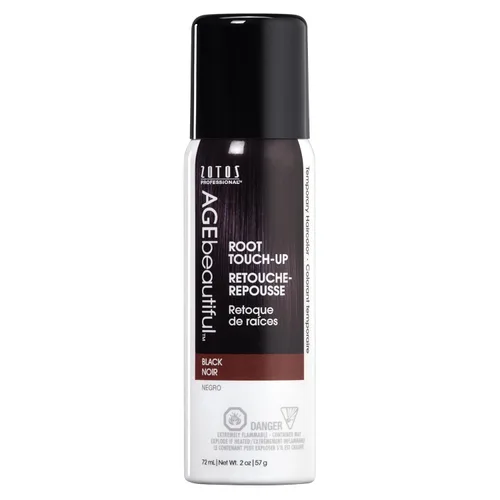 AGE beautiful Spray de color para el cabello para retoque de raíz, corrector gris, cobertura temporal, añade volumen y cubre parches de