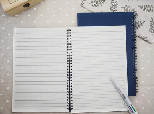 Miniatura 3 de YYaaloa 4-Pack A5 Lined Sketch Book Soft Cover Spiral Notebooks Journals 120 Pages 5.7" x 8.3" Cream colored paper (A5 Lined 4 color 4pcs)