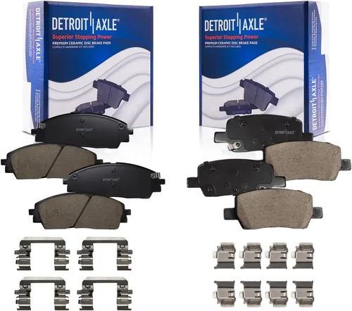 Miniatura 42 de Detroit Axle - Zapatas de freno traseras para Buick Rendezvous Chevy S10 SS Blazer Cadillac CTS STS SRX XLR GMC Sonoma Jimmy Pontiac G8 Montana