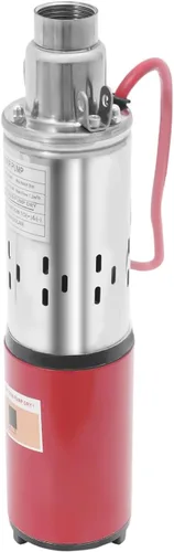 Miniatura 6 de Bomba sumergible de pozo profundo, bomba de agua de acero inoxidable de 12 V 180 W CC, flujo de 6.6 GPM, elevación de 82 pies, para riego de ranchos