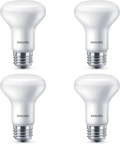 Miniatura 2 de PHILIPS Bombillas LED de 45 W R20, 4 unidades, ultra definición, color blanco suave (2700 K) 450 lúmenes (5.5 W = 45 W), regulables, esmeriladas