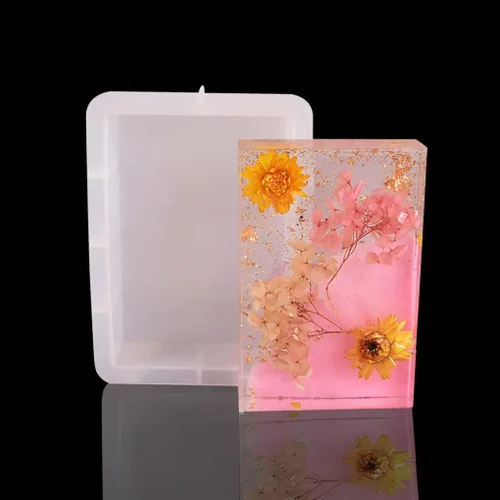 Miniatura 11 de Molde de resina hexagonal, moldes de silicona hexagonal profunda para resina, moldes de resina epoxi geométrica para preservación de flores, boda