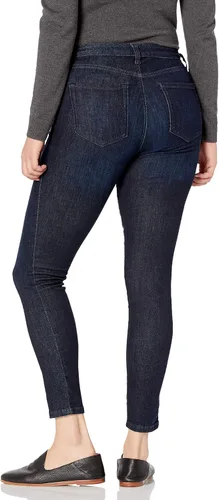 Miniatura 2 de Tienda Essentials Jeans ajustados con curvas de tiro medio estándar para mujer