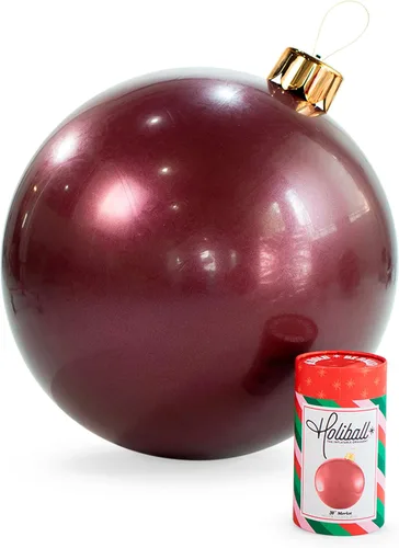 Miniatura 37 de Ornamento Navideño Inflable Holiball – Decoración Definitiva para Interior/Exterior – Reutilizable y Fácil de Almacenar – para Bodas, Fiestas, Plata