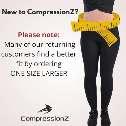 Miniatura 41 de CompressionZ - Leggings de compresión de cintura alta para mujer, para hacer yoga, correr, ir al gimnasio, fitness y entrenar a diario, pantalones