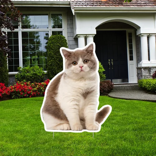 Miniatura 2 de Recortes personalizados de Coroplast para mascotas de tamaño real de cualquier fotografía, recortes personalizados de cuerpo completo para mascotas