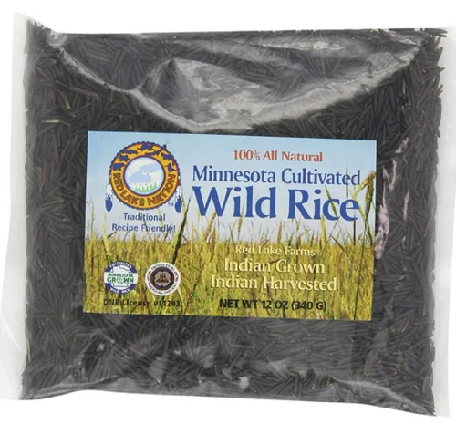 Miniatura 4 de Red Lake Nation Arroz silvestre cultivado de Minnesota 100% natural, 5 libras