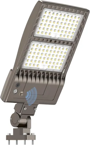 Miniatura 18 de KUKUPPO Luz LED de estacionamiento de 200 W, luz de poste de estacionamiento de grado industrial con certificación DLC UL, luz LED caja de zapatos