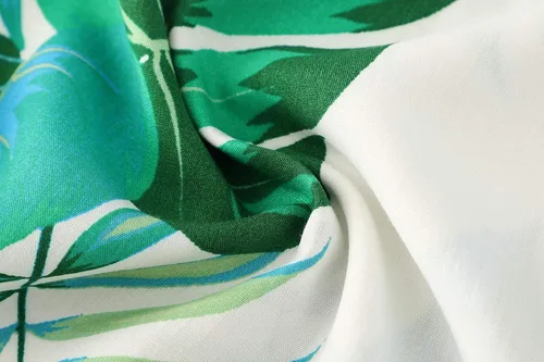 Miniatura 3 de Atwfo Conjunto de camisa hawaiana y pantalón corto para hombre, conjunto de 2 piezas para vacaciones, casual, con botones, playa, trajes florales