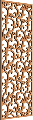 Miniatura 80 de Wheatland Paneles de pared decorativos de madera con calado, 9 3/8 pulgadas de ancho x 24 3/8 pulgadas de alto x 1/4 de alto, nogal