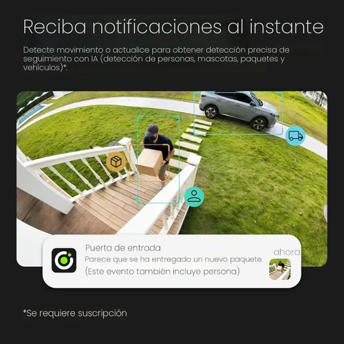 Miniatura 3 de Kiwibit Cámaras de seguridad inalámbricas para exteriores, cámara exterior 2K para seguridad del hogar, cámara de batería, montaje magnético