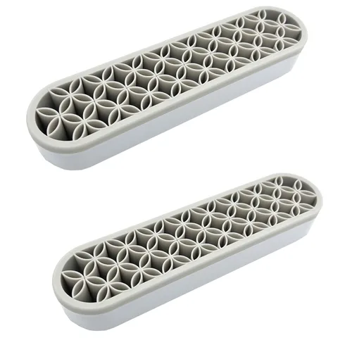 Miniatura 11 de TANG SONG 1 PC Organizador de brochas de maquillaje de silicona, caja de almacenamiento de cosméticos para escritorio (Negro)