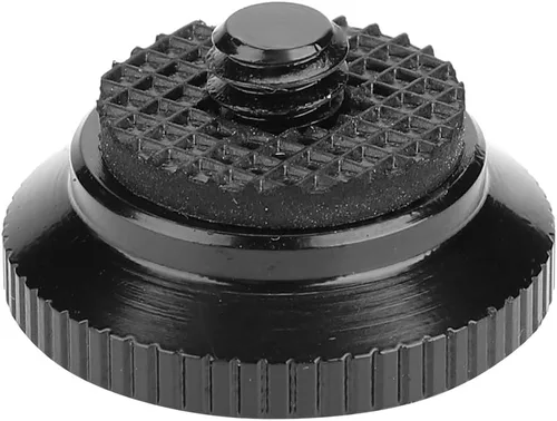 Miniatura 6 de ANGGREK Placa de liberación rápida, mini aleación de aluminio redonda para trípode Manfrotto de acción compacta, ultraligera, compatible